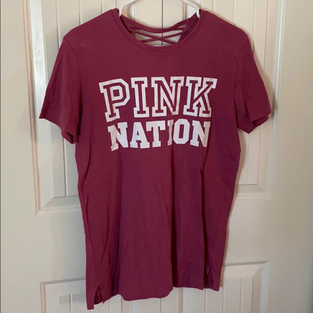 Pink oversized t-shirt